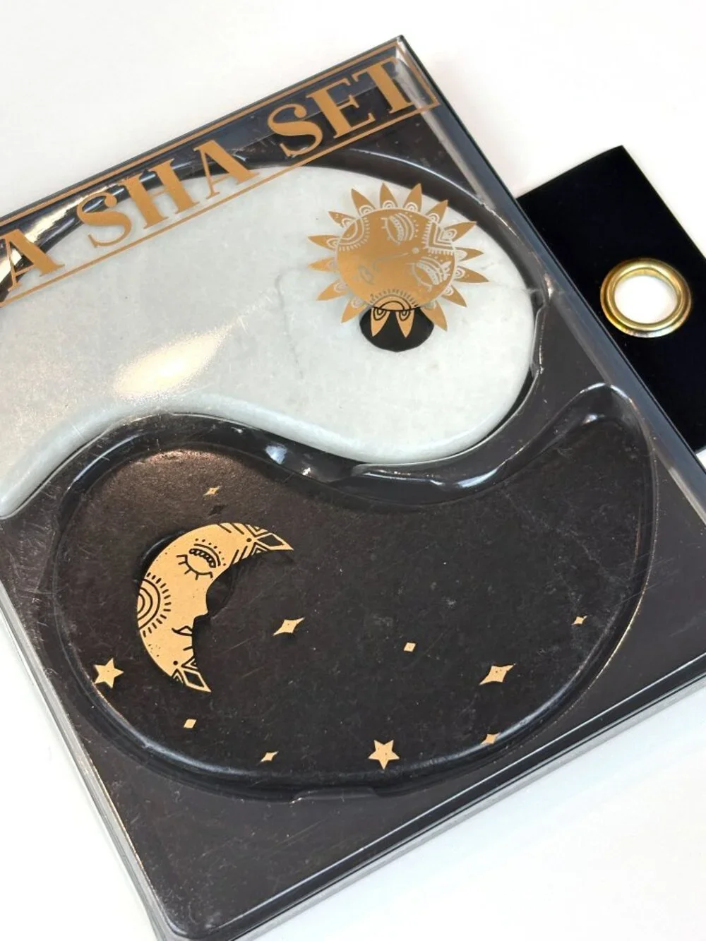 Yin Yang Gua Sha Massage Set – 2 pieces Face & Body Therapy Tool. New